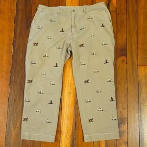 Ralph Lauren bird dog khakis